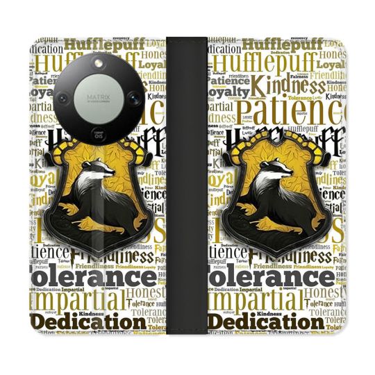 Housse Cuir Portefeuille Pour Honor Magic 8 Lite 5G Harry Potter Poursouffle