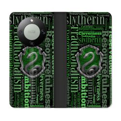 Housse Cuir Portefeuille Pour Honor Magic 8 Lite 5G Harry Potter Serpentar