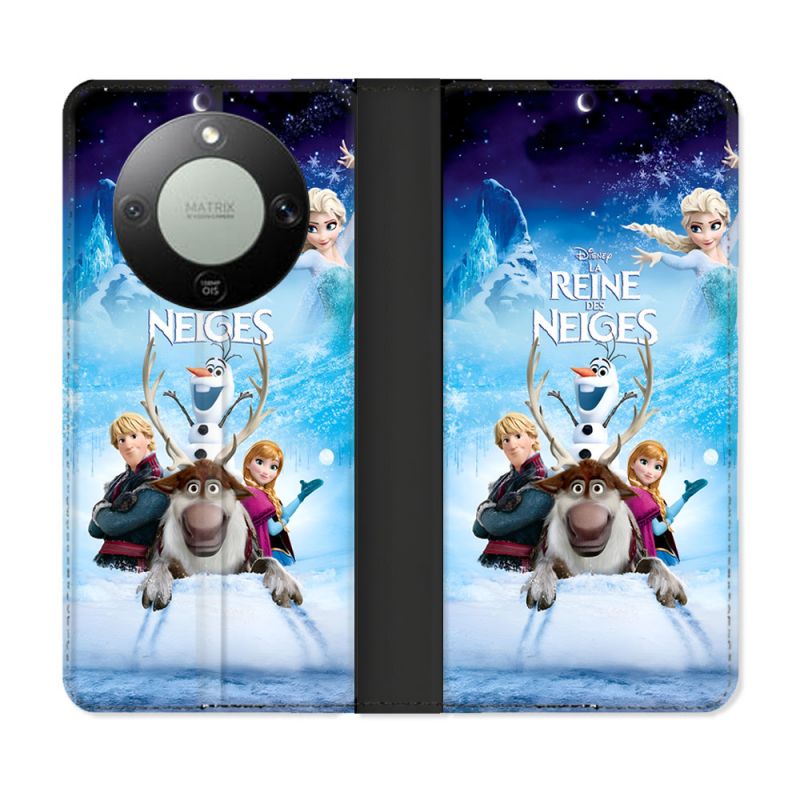 Housse Cuir Portefeuille Pour Honor Magic 8 Lite 5G La Reine Des Neiges