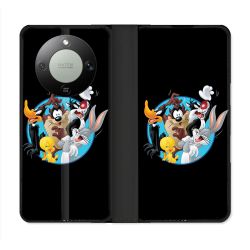 Housse Cuir Portefeuille Pour Honor Magic 8 Lite 5G Looney Tunes