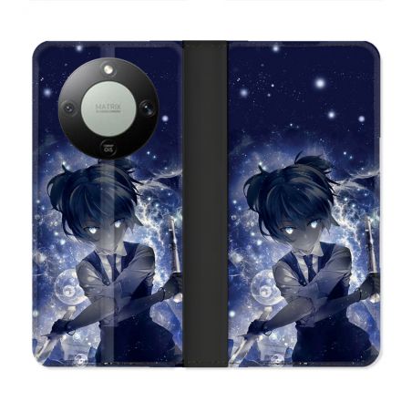 Housse Cuir Portefeuille Pour Honor Magic 8 Lite 5G Manga Assassination Classroom Nagisa