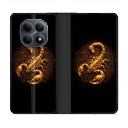 Housse Cuir Portefeuille Pour Xiaomi Redmi Note 15 4G Animal Scorpion Fresque 2026