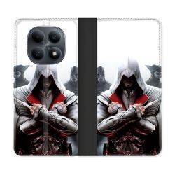 Housse Cuir Portefeuille Pour Xiaomi Redmi Note 15 4G Assassin Creed Mask