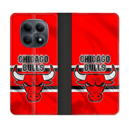 Housse Cuir Portefeuille Pour Xiaomi Redmi Note 15 4G Basket Chicago Bulls