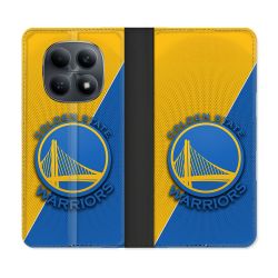Housse Cuir Portefeuille Pour Xiaomi Redmi Note 15 4G Basket Golden State Warriors