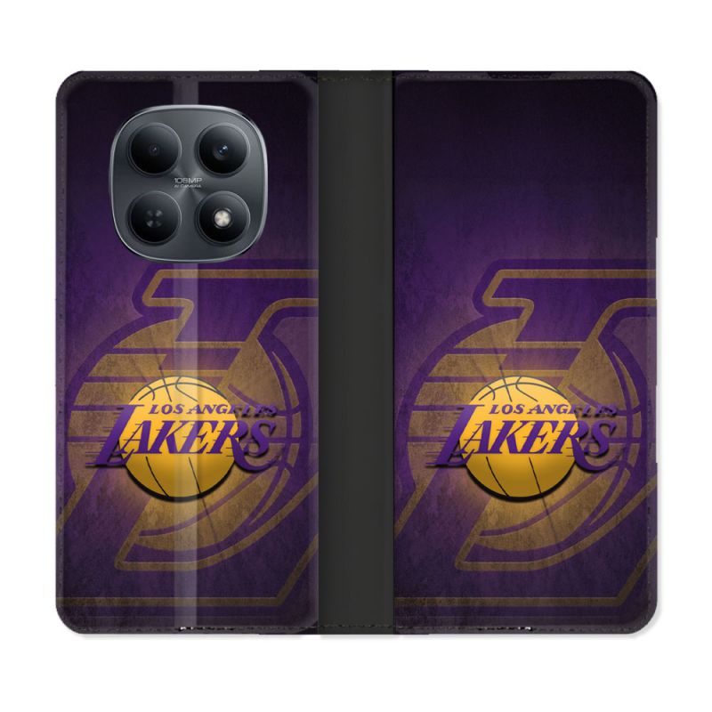 Housse Cuir Portefeuille Pour Xiaomi Redmi Note 15 4G Basket Los Angeles Lakers