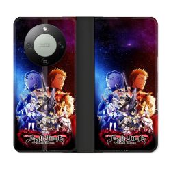 Housse Cuir Portefeuille Pour Honor Magic 8 Lite 5G Manga Black Clover Affiche