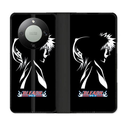 Housse Cuir Portefeuille Pour Honor Magic 8 Lite 5G Manga Bleach Duo