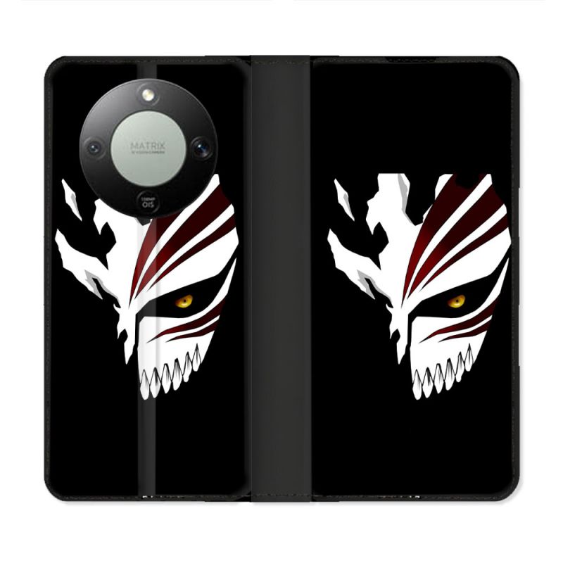 Housse Cuir Portefeuille Pour Honor Magic 8 Lite 5G Manga Bleach Masque