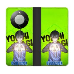 Housse Cuir Portefeuille Pour Honor Magic 8 Lite 5G Manga Blue Lock Yoichi Isagi