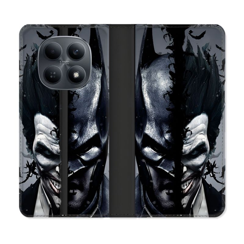 Housse Cuir Portefeuille Pour Xiaomi Redmi Note 15 4G Batman Joker