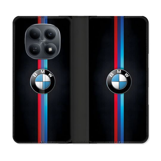 Housse Cuir Portefeuille Pour Xiaomi Redmi Note 15 4G BMW Logo
