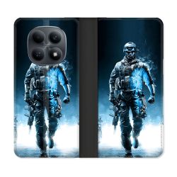 Housse Cuir Portefeuille Pour Xiaomi Redmi Note 15 4G Call Of Duty Guerrier