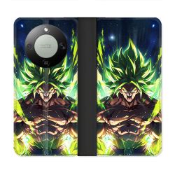 Housse Cuir Portefeuille Pour Honor Magic 8 Lite 5G Manga Dragon Ball Broly