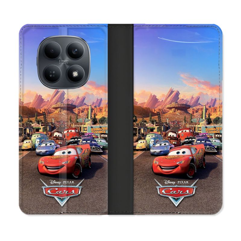 Housse Cuir Portefeuille Pour Xiaomi Redmi Note 15 4G Cars Affiche