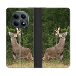 Housse Cuir Portefeuille Pour Xiaomi Redmi Note 15 4G Chasse Cerf