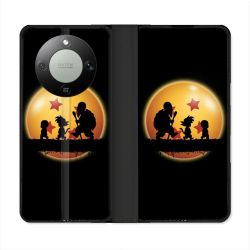 Housse Cuir Portefeuille Pour Honor Magic 8 Lite 5G Manga Dragon Ball Vintage