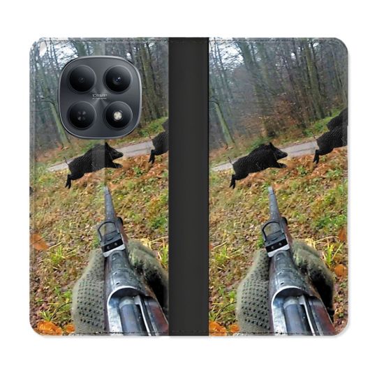 Housse Cuir Portefeuille Pour Xiaomi Redmi Note 15 4G Chasse Vision Tir