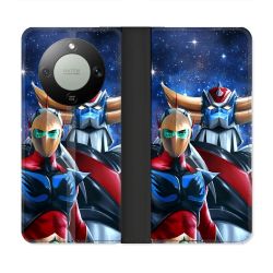 Housse Cuir Portefeuille Pour Honor Magic 8 Lite 5G Manga Goldorak