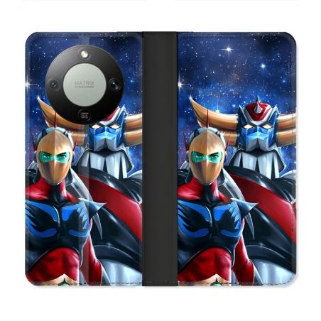 Housse Cuir Portefeuille Pour Honor Magic 8 Lite 5G Manga Goldorak