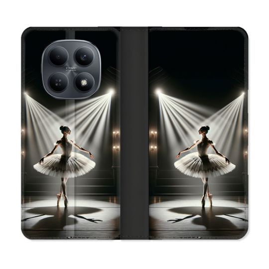 Housse Cuir Portefeuille Pour Xiaomi Redmi Note 15 4G Danseuse Lumière