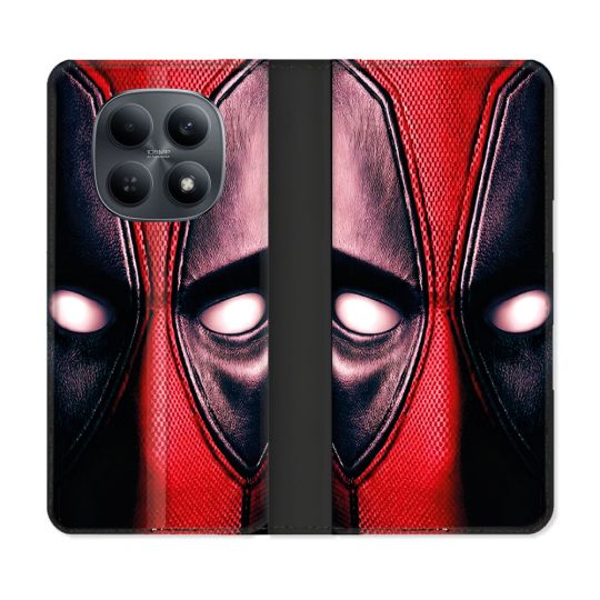 Housse Cuir Portefeuille Pour Xiaomi Redmi Note 15 4G Deadpool Yeux