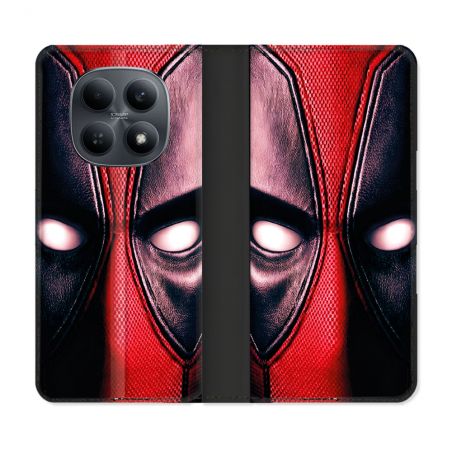 Housse Cuir Portefeuille Pour Xiaomi Redmi Note 15 4G Deadpool Yeux