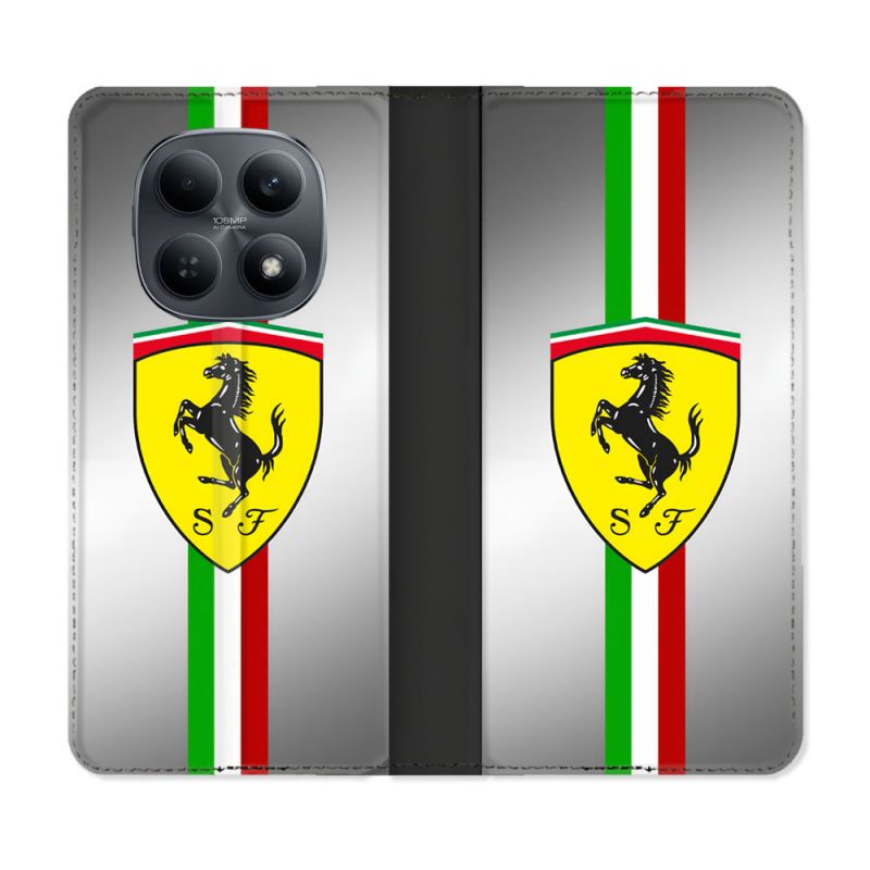 Housse Cuir Portefeuille Pour Xiaomi Redmi Note 15 4G Ferrari Ligne