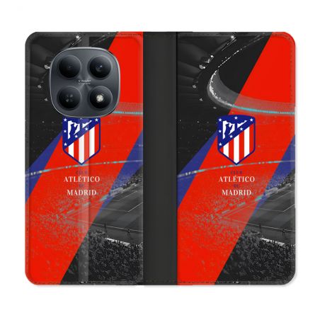 Housse Cuir Portefeuille Pour Xiaomi Redmi Note 15 4G Foot Athletico Madrid