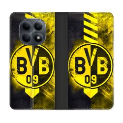Housse Cuir Portefeuille Pour Xiaomi Redmi Note 15 4G Foot Dortmund