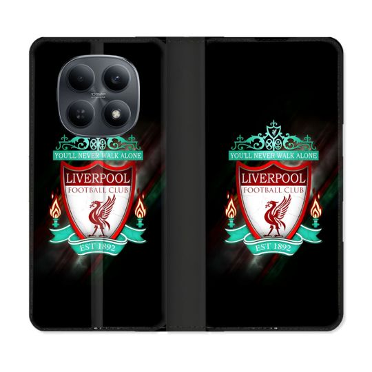 Housse Cuir Portefeuille Pour Xiaomi Redmi Note 15 4G Foot Liverpool