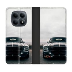 Housse Cuir Portefeuille Pour Xiaomi Redmi Note 15 4G Ford Mustang GT500 Vintage