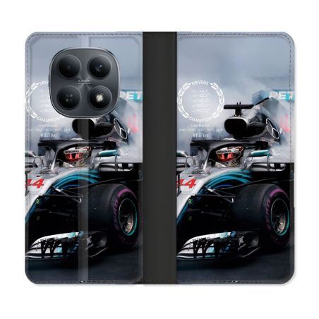 Housse Cuir Portefeuille Pour Xiaomi Redmi Note 15 4G Formule 1 F1 Mercedes Petronas
