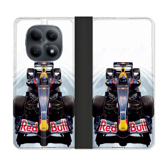 Housse Cuir Portefeuille Pour Xiaomi Redmi Note 15 4G Formule 1 F1 Red Bull