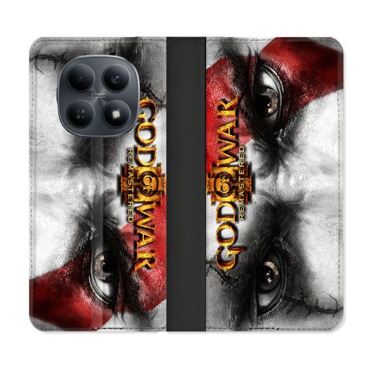 Housse Cuir Portefeuille Pour Xiaomi Redmi Note 15 4G God Of War GOW