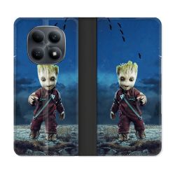 Housse Cuir Portefeuille Pour Xiaomi Redmi Note 15 4G Groot Bleu