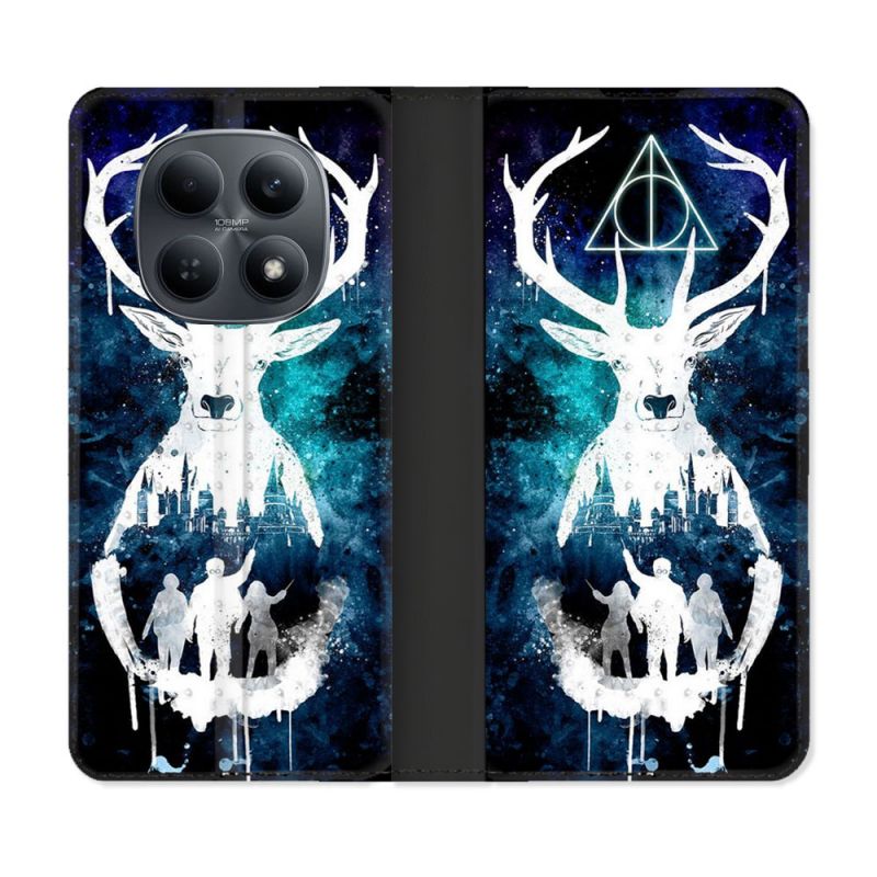 Housse Cuir Portefeuille Pour Xiaomi Redmi Note 15 4G Harry Potter Patronome
