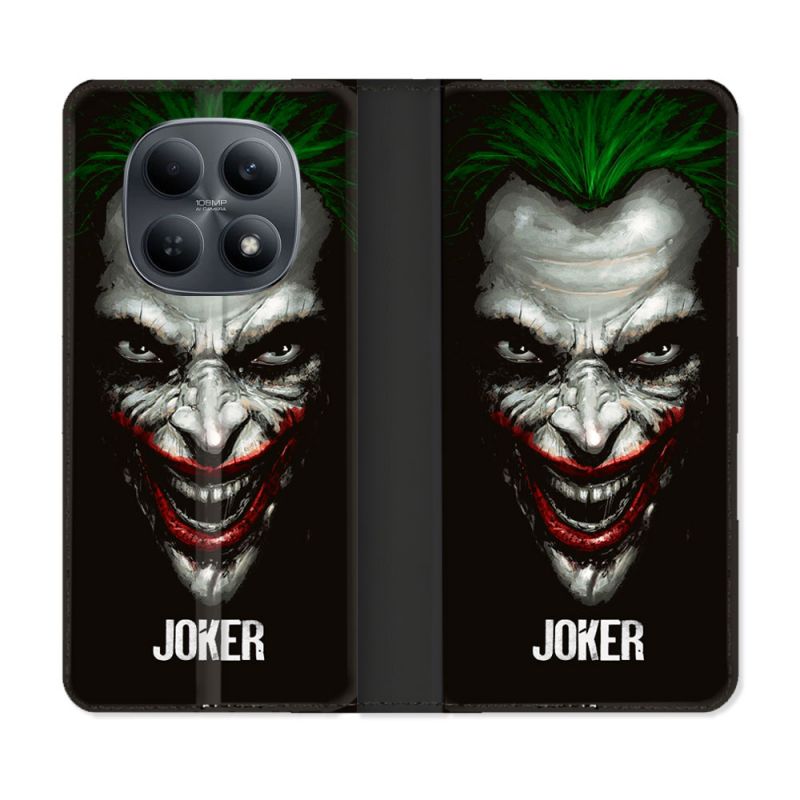 Housse Cuir Portefeuille Pour Xiaomi Redmi Note 15 4G Joker Noir