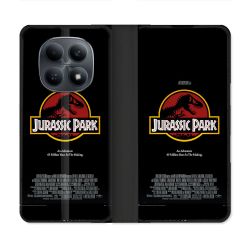 Housse Cuir Portefeuille Pour Xiaomi Redmi Note 15 4G Jurassic Park Affiche