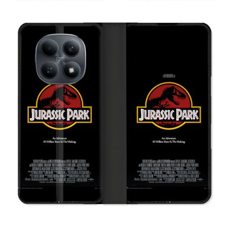 Housse Cuir Portefeuille Pour Xiaomi Redmi Note 15 4G Jurassic Park Affiche