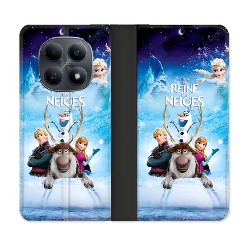 Housse Cuir Portefeuille Pour Xiaomi Redmi Note 15 4G La Reine Des Neiges