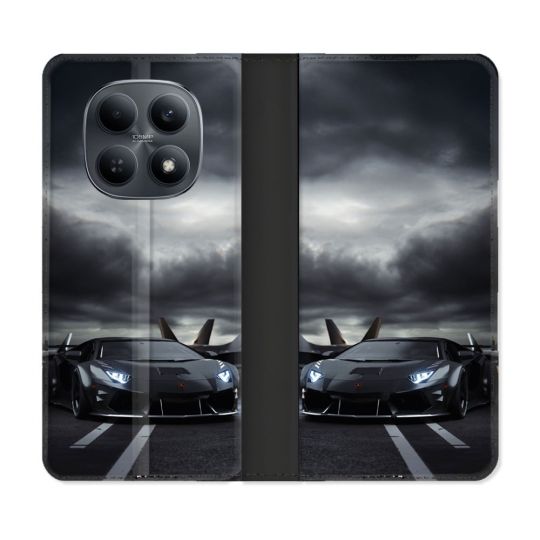 Housse Cuir Portefeuille Pour Xiaomi Redmi Note 15 4G Lamborghini Avion