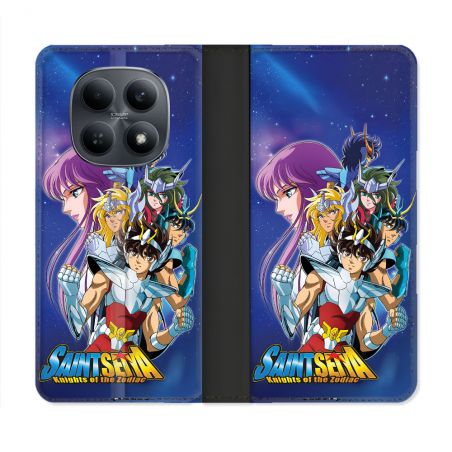 Housse Cuir Portefeuille Pour Xiaomi Redmi Note 15 4G Les Chevaliers Du Zodiaque