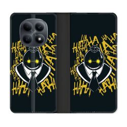Housse Cuir Portefeuille Pour Xiaomi Redmi Note 15 4G Manga Assassination Classroom Kuro Noir