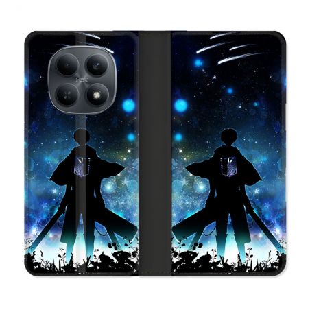 Housse Cuir Portefeuille Pour Xiaomi Redmi Note 15 4G Manga Attaque Titans Levi