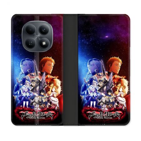Housse Cuir Portefeuille Pour Xiaomi Redmi Note 15 4G Manga Black Clover Affiche
