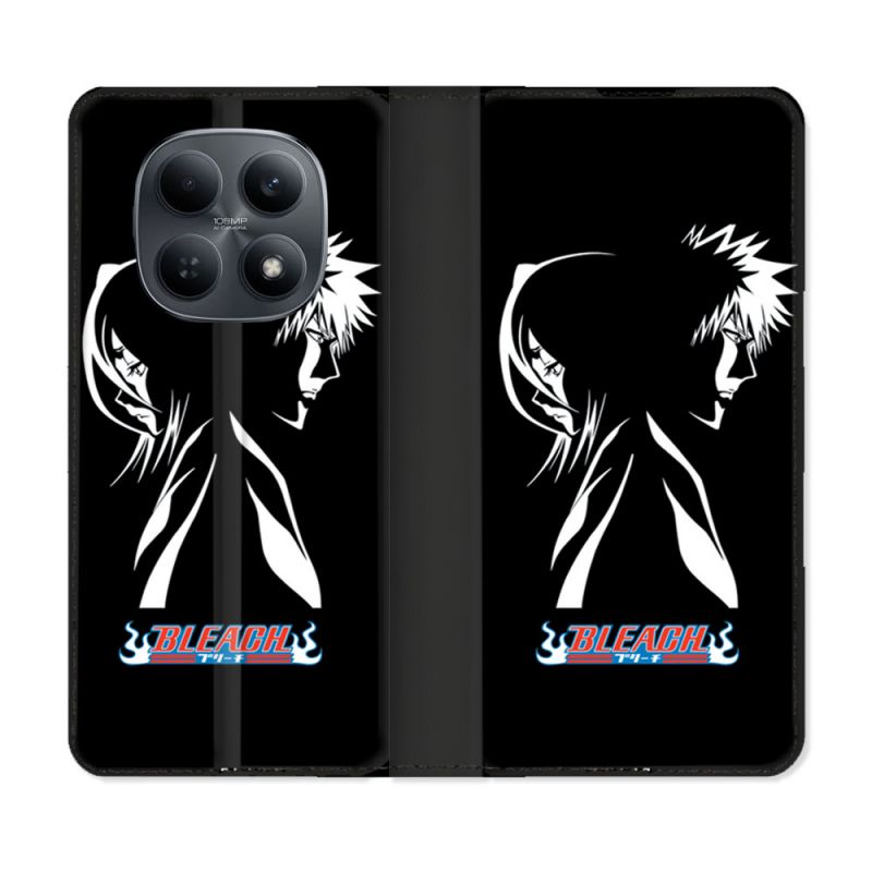 Housse Cuir Portefeuille Pour Xiaomi Redmi Note 15 4G Manga Bleach Duo