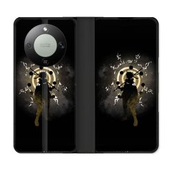 Housse Cuir Portefeuille Pour Honor Magic 8 Lite 5G Manga Naruto Sage