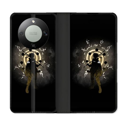 Housse Cuir Portefeuille Pour Honor Magic 8 Lite 5G Manga Naruto Sage