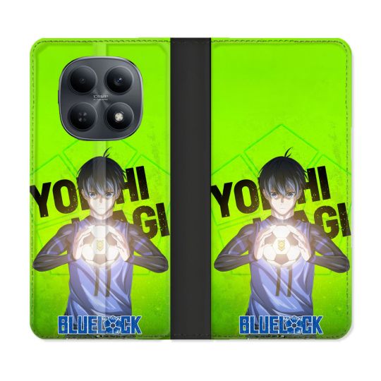 Housse Cuir Portefeuille Pour Xiaomi Redmi Note 15 4G Manga Blue Lock Yoichi Isagi